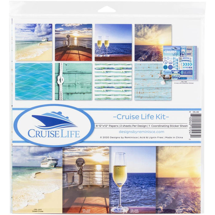 Reminisce - 12" x 12" Collection Kit - Cruise Life