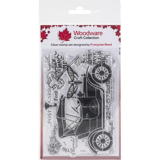 Creative Expressions - Woodware Clear Stamps 4"x6" - Vintage Car