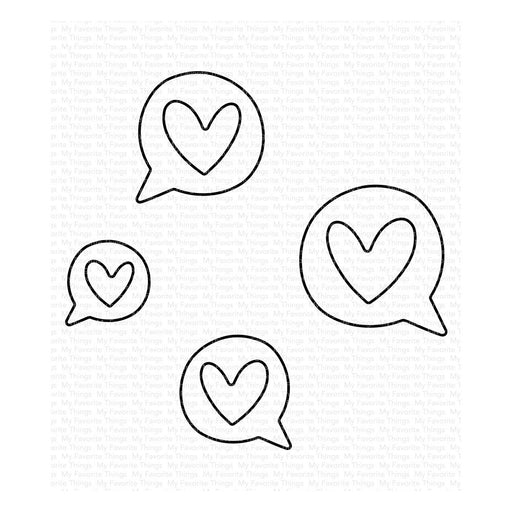 My Favorite Things - Die-namics Die - Love Speech Bubbles