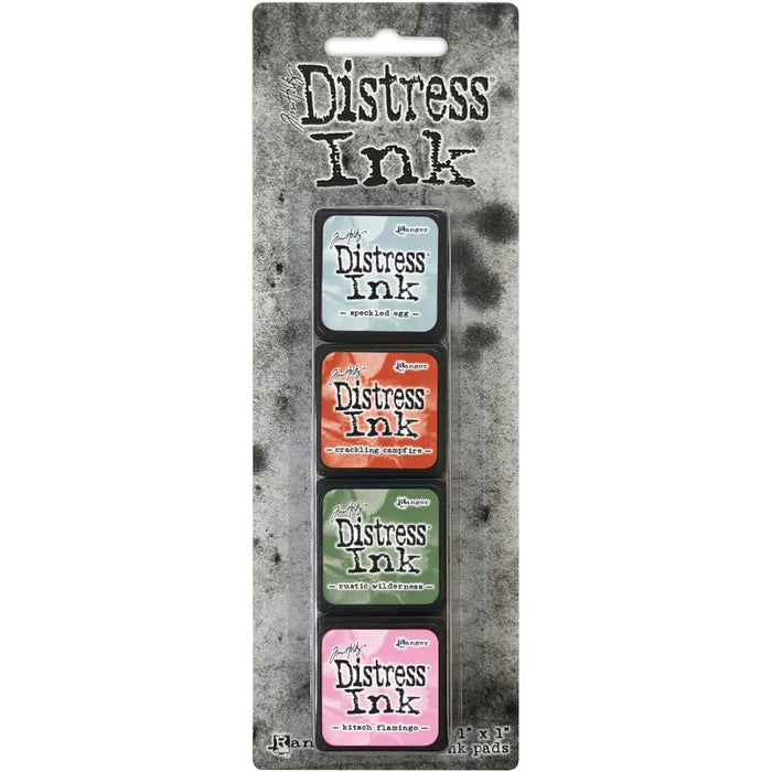 Ranger - Tim Holtz Distress Mini Ink Pads 4/Pkg - Kit 16