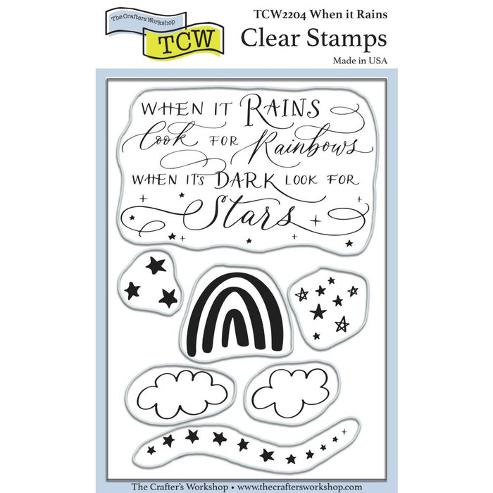 The Crafter's Workshop - Clear Stamps 4"x6" - When It Rains