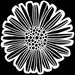 The Crafter's Workshop - Stencil -Template 6"X6" - Felicia Daisy