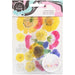 American Crafts Color Pour Resin Mix Ins 20/Pkg-Acetate Flowers