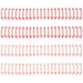 We R Memory Keepers - Cinch Wires 0.625 x 12Inch 4/Pkg - Coral