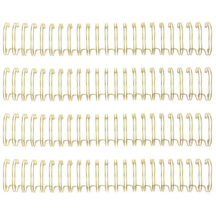 Cinch Wires .75" 4/Pkg-GOLD