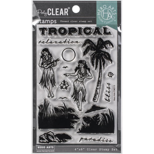 Hero Arts - Clear Stamps 4"x6" - Vintage Paradise