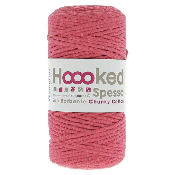 Hoooked Spesso Chunky Cotton Macrame Yarn - Coral