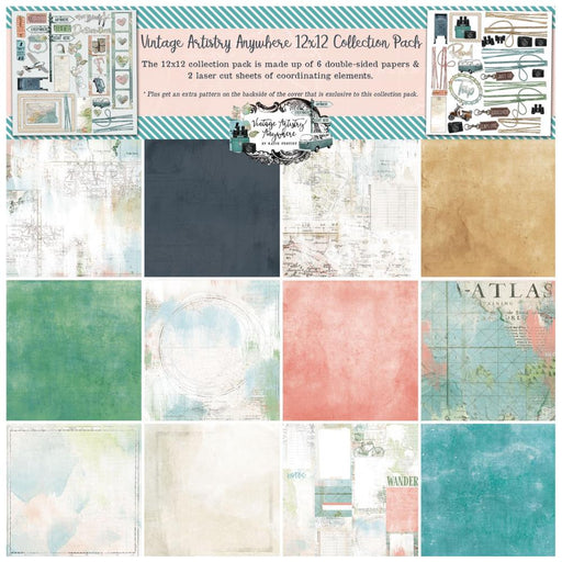 49 and Market - 12"x12" Collection Pack - Vintage Artistry Anywhere