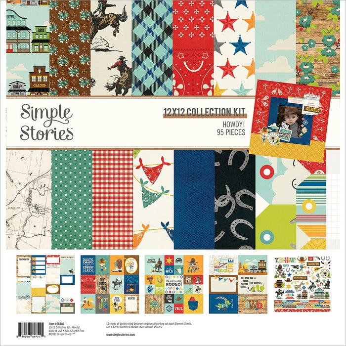 Simple Stories - 12" x 12" Collection Kit - Howdy!