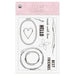 P13 - Photopolymer Stamps 10/Pkg - Stitched With Love