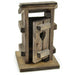 Midwest Design - Touch Of Nature Wee Creations Miniature - 3.5" - Garden Wood Outhouse