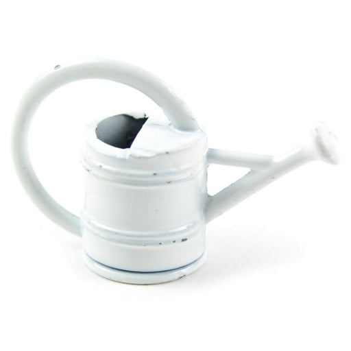 Midwest Design - Touch Of Nature Wee Creations Miniature 1" - White Watering Can