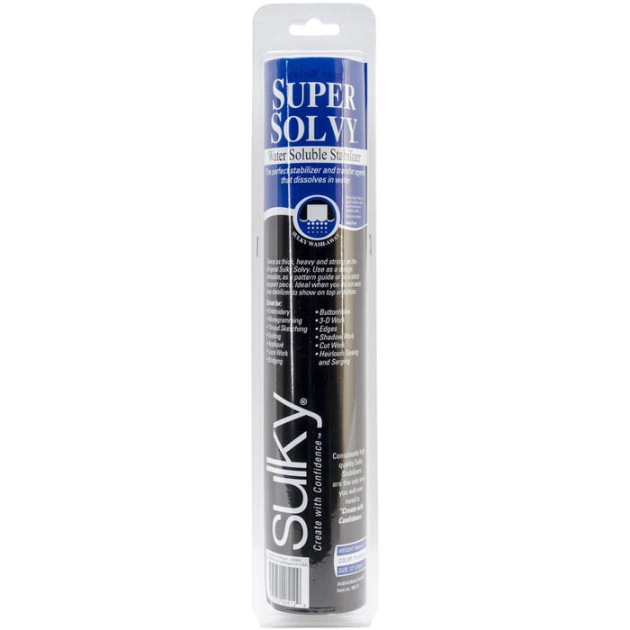 Sulky Super Solvy Water-Soluble Stabilizer Roll - 12"X9yd