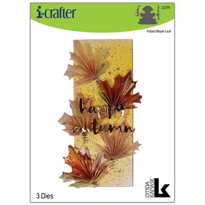 i-crafter Dies - Folded Maple Leaf