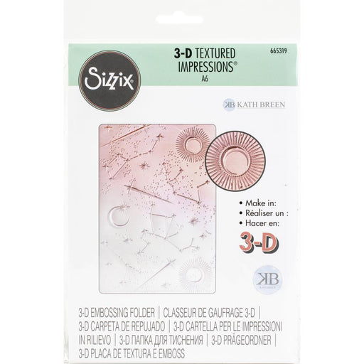 Sizzix - 3-D Textured Impressions Embossing Folder - Starscape