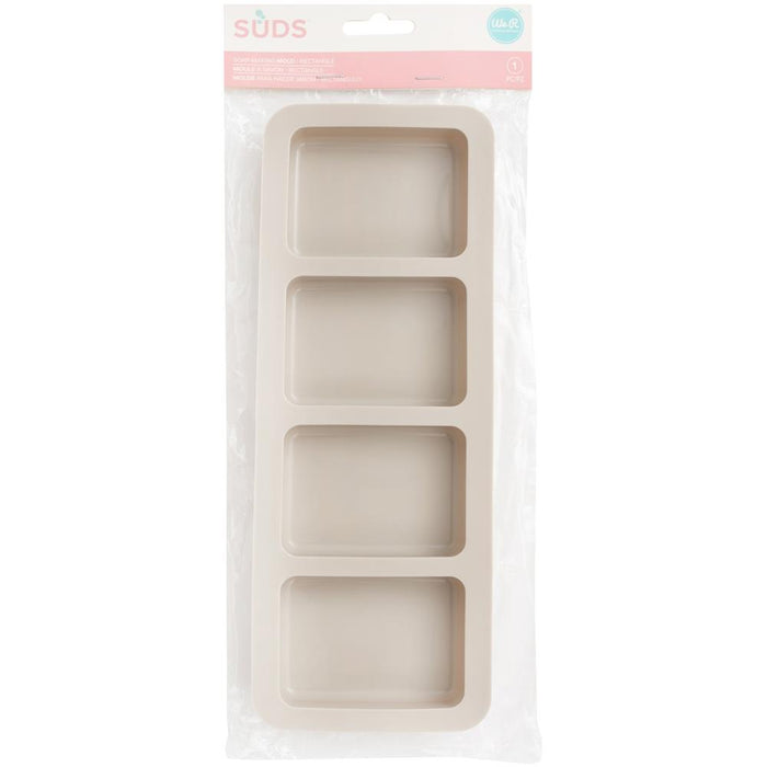 We R Memory Keepers - SUDS Soap Maker Mold - Rectangle - 4 cavity