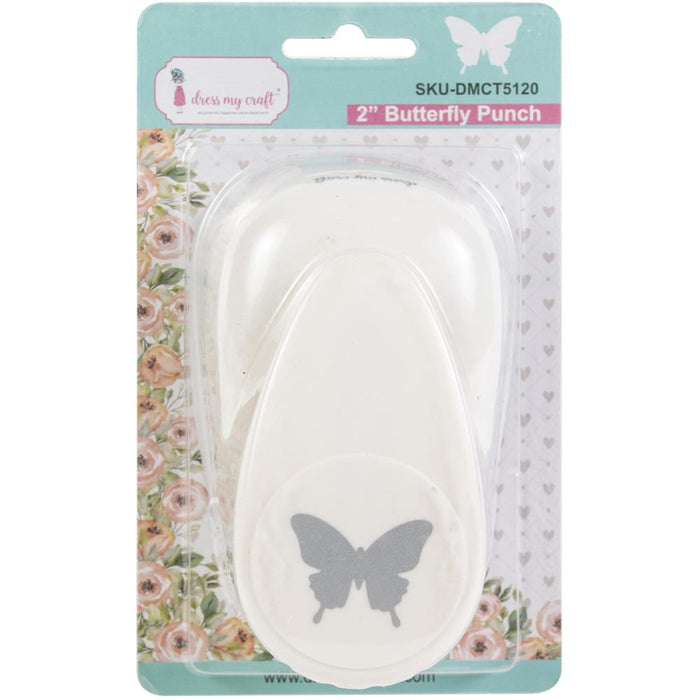 Dress My Craft - Paper Punch - 2" - Butterfly