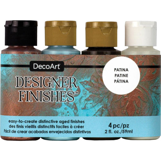 DecoArt - Designer Finishes Paint Pack 4/Pkg - Patina