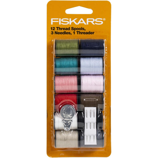 Fiskars - Hand Sewing Thread Fashion Pack 12pcs