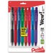 Pentel Wow! - Colors Retractable Medium Ballpoint Pens 8/Pkg - Assorted Colors