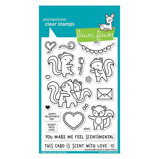 Lawn Fawn - Clear Stamps 4"x6" - Scent With Love