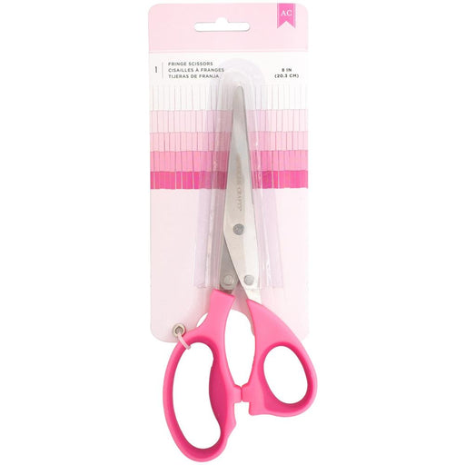 American Crafts - Fringe Scissors 8"-PINK