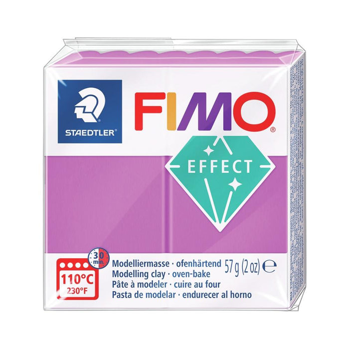 Fimo Effect Neon Polymer Clay 2oz-Neon Purple