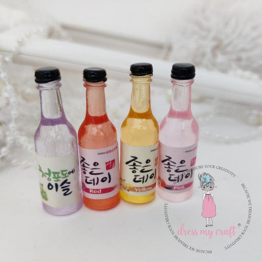 Dress My Crafts - Miniatures - Fruit Beer Bottles