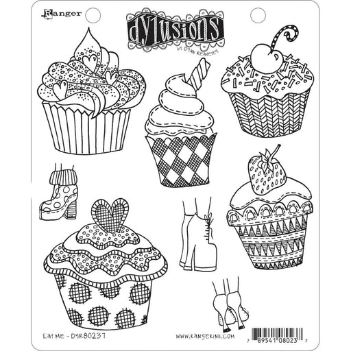 Dylusions - Cling Stamp Collections - Eat Me