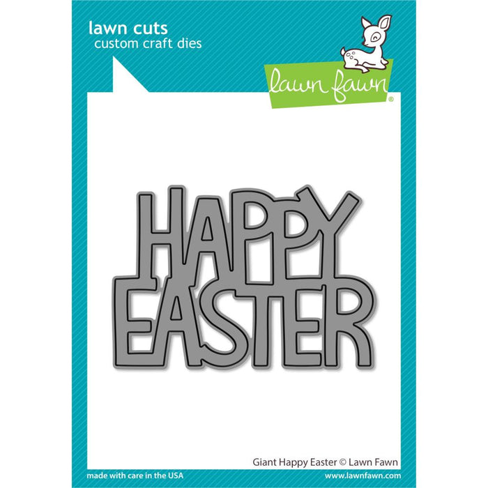 Lawn Fawn - Custom Craft Die - Giant Happy Easter