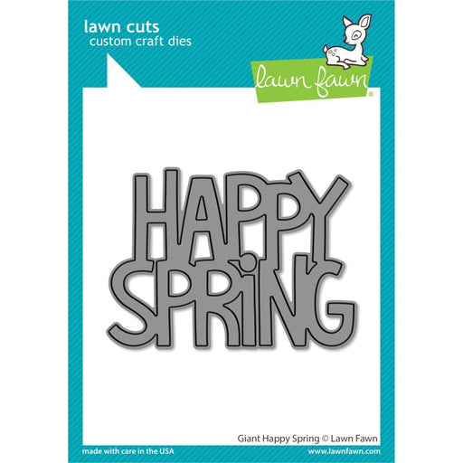 Lawn Fawn - Custom Craft Die - Giant Happy Spring