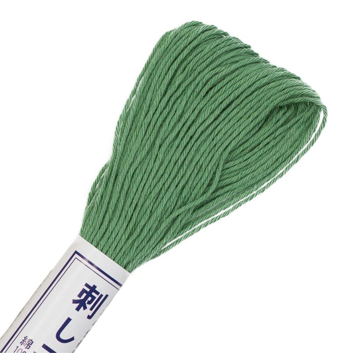 Olympus Sashiko Cotton Thread 22yd - Solid-Green