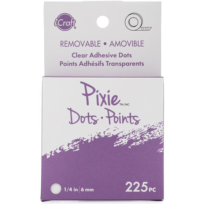 Thermoweb - iCraft Pixie Dots Adhesive Dots - Removable 1/4" 225/Pkg