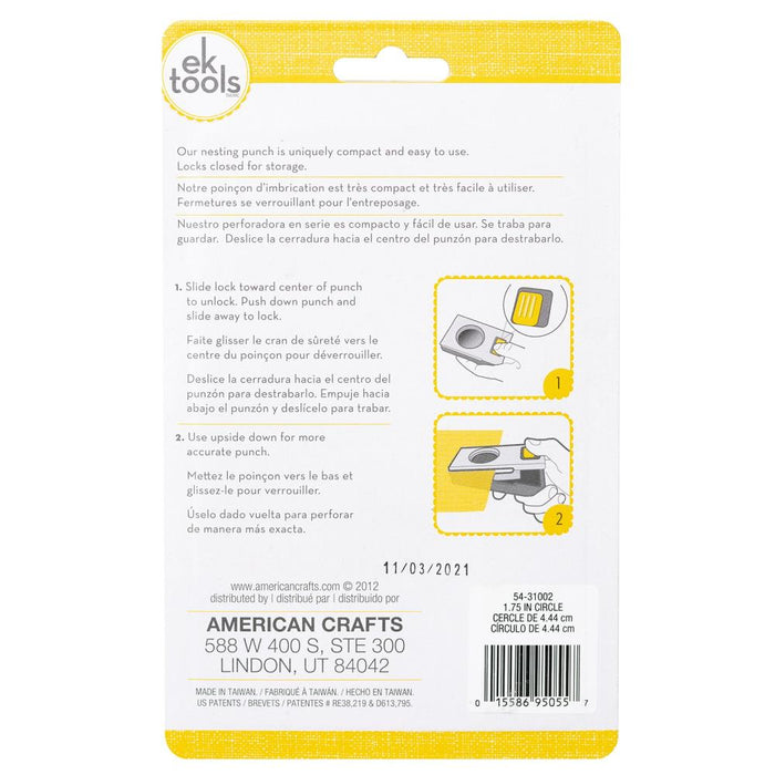 EK Success - Large Punch Circle, 1.75"