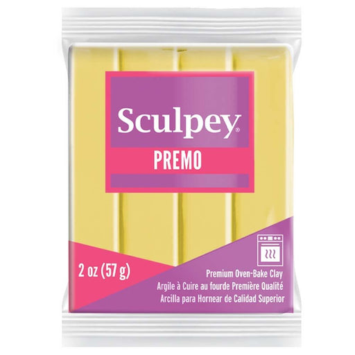 Premo Sculpey Polymer Clay 2oz-Fluorescent Yellow