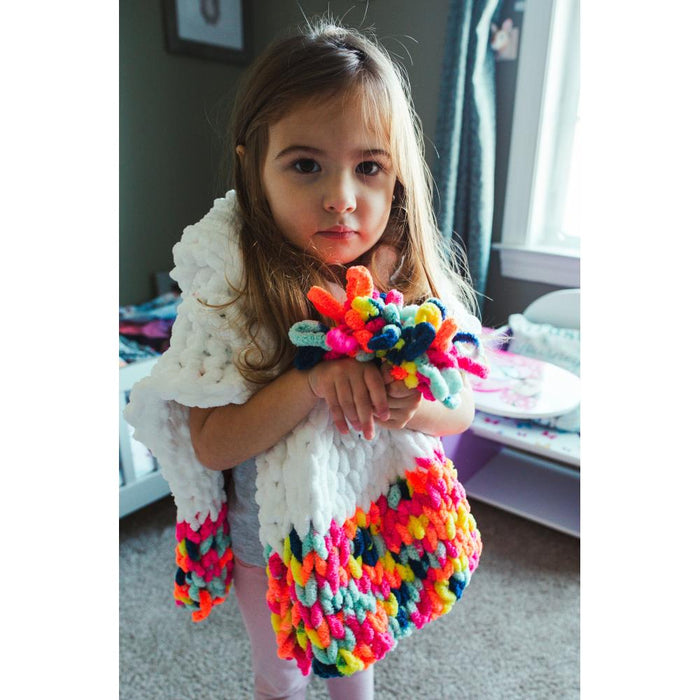 Lion Brand Off The Hook Yarn - Blue Sapphire