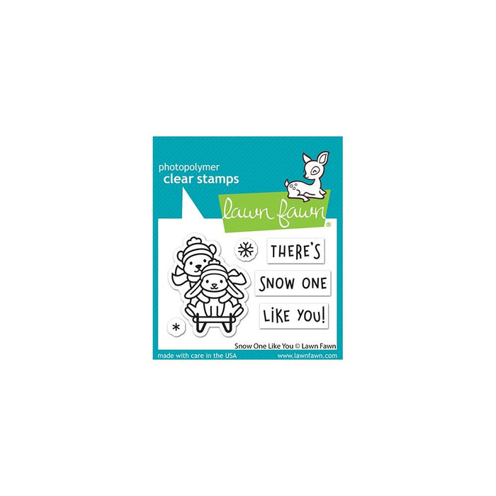 Lawn Fawn Clear Stamps 3"X2"-Snow One Like You-CLEAR STAMPS