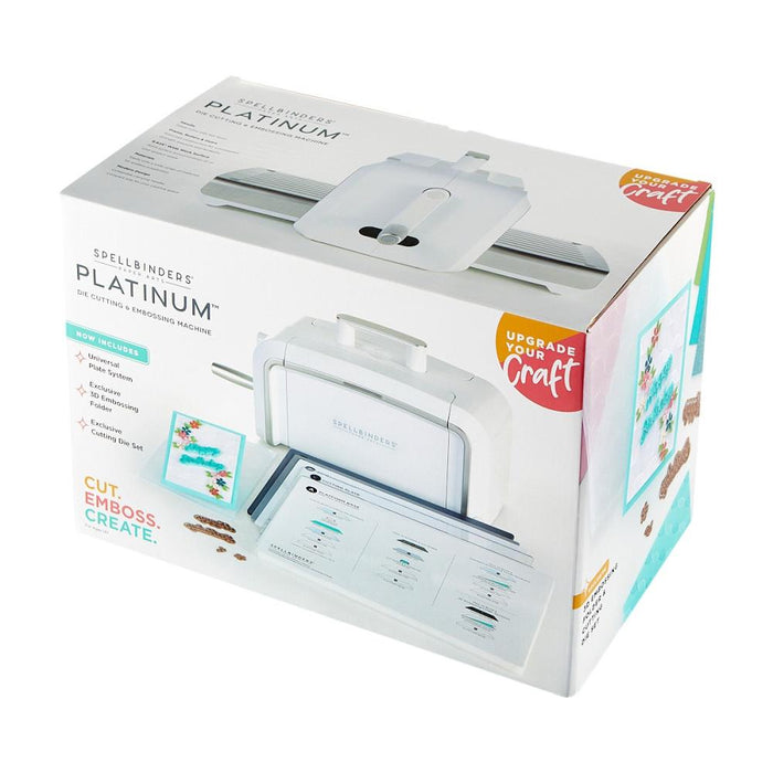 Spellbinders Platinum Cut & Emboss Machine -W/Universal Shim Plate System - 9 Inch