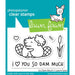 Lawn Fawn Clear Stamps 3"X2"-So Dam Much