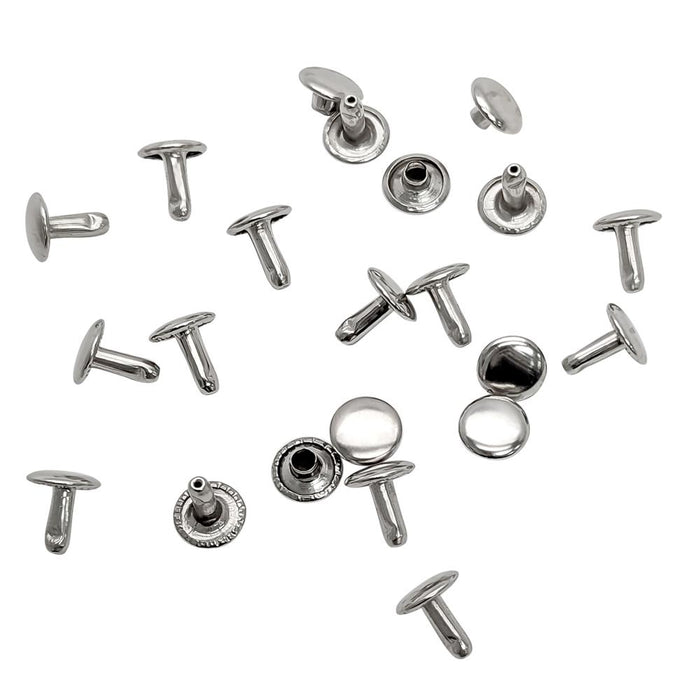 Realeather® Crafts Medium Rivets 100/Pkg Nickel