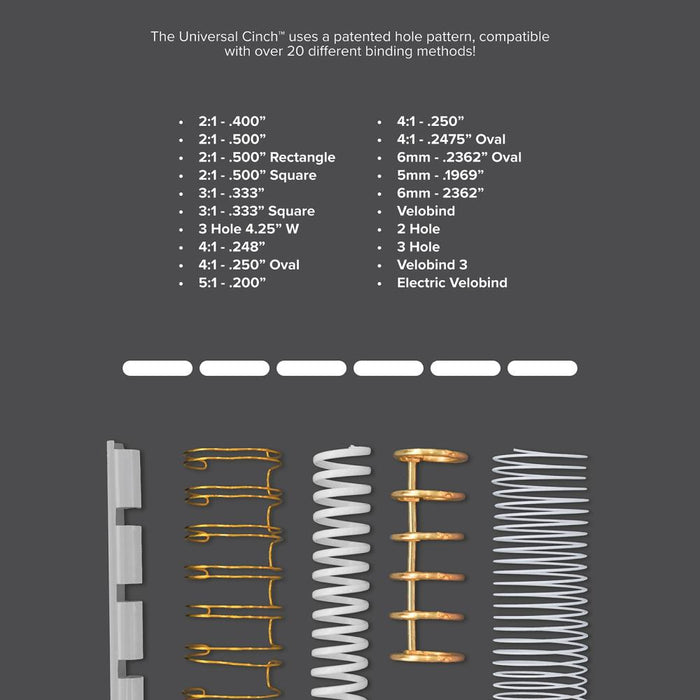We R Universal Cinch Gold & White