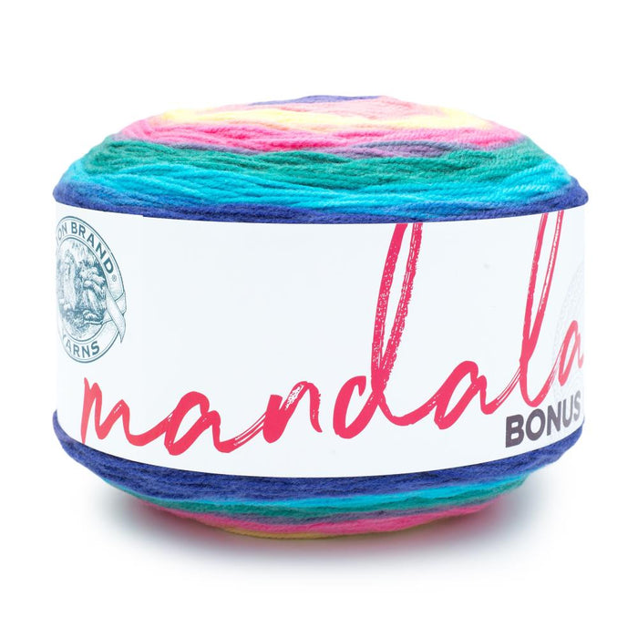 Lion Brand Mandala Sparkle Yarn - Wraith - Bonus