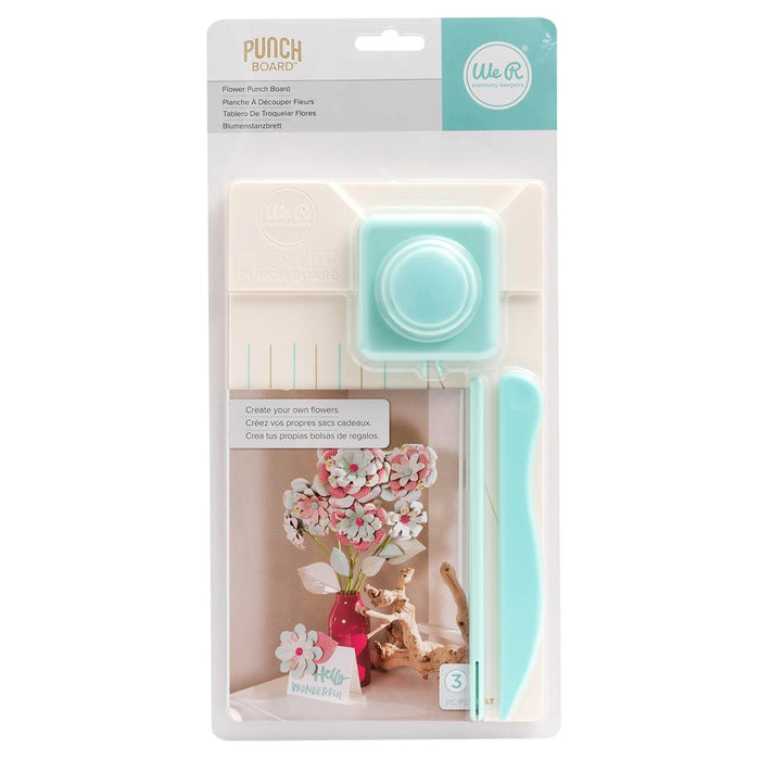 We R Memory Keepers - Flower Punch Board Plus Bonus Stem Kit