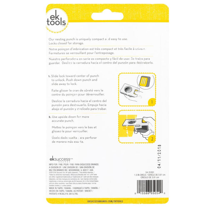 EK Success - Large Punch Circle - 1.5"
