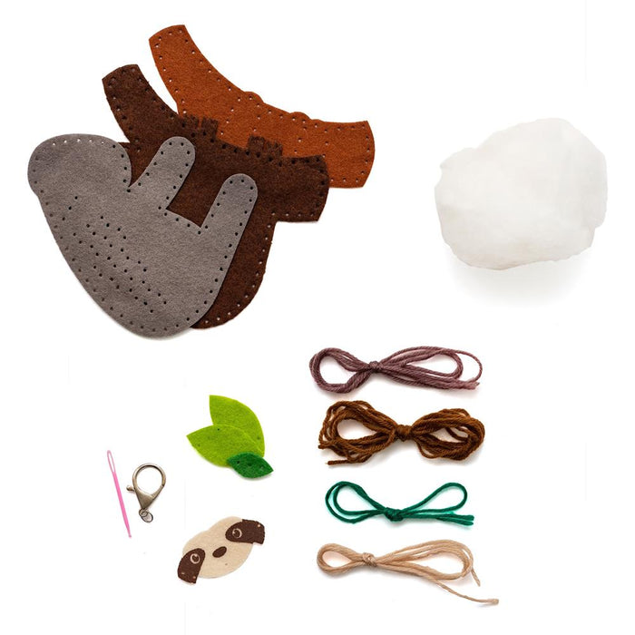 Colorbok Sew Cute! Felt Keychain - Sloth