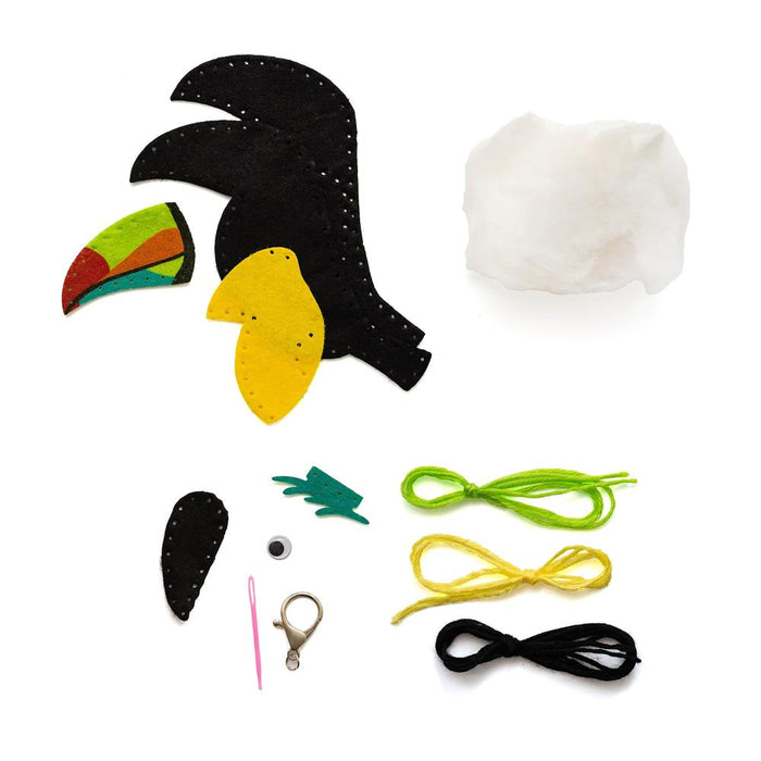 Colorbok Sew Cute! Felt Keychain - Toucan