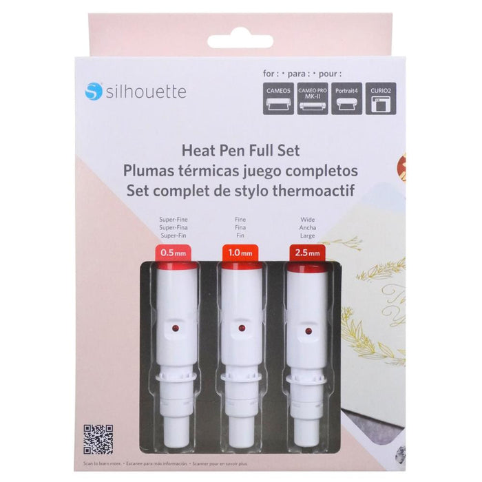 Silhouette Heat Pen 3 Set - Super-Fine, Fine, Wide