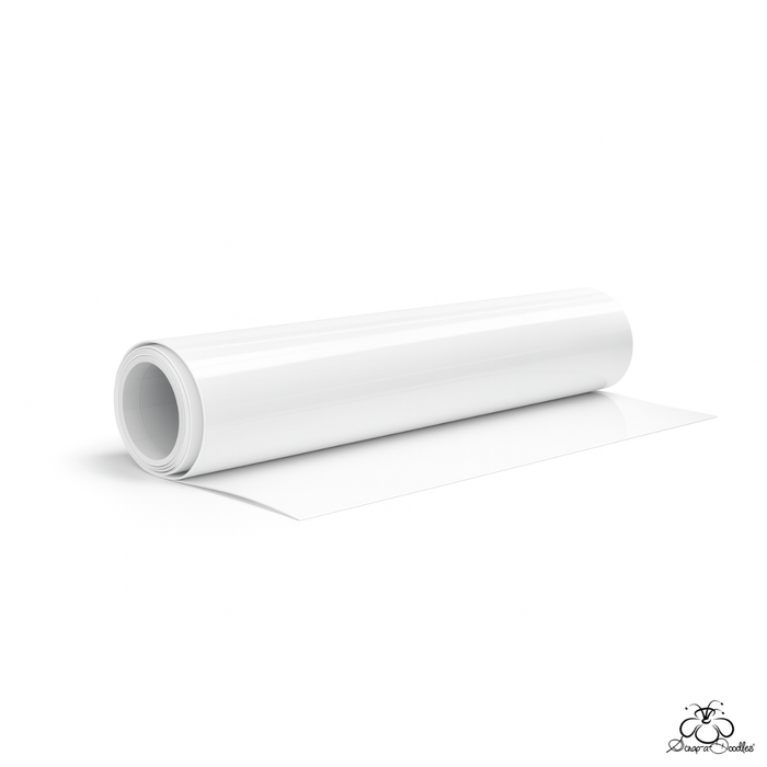 Grafitack - Adhesive Vinyl Sheet GLOSS - White (30cm x 0.5m)