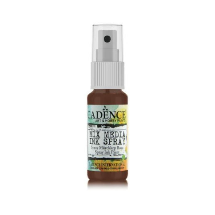 Cadence - Mixed Media Ink Spray - Dark Brown - 25ml