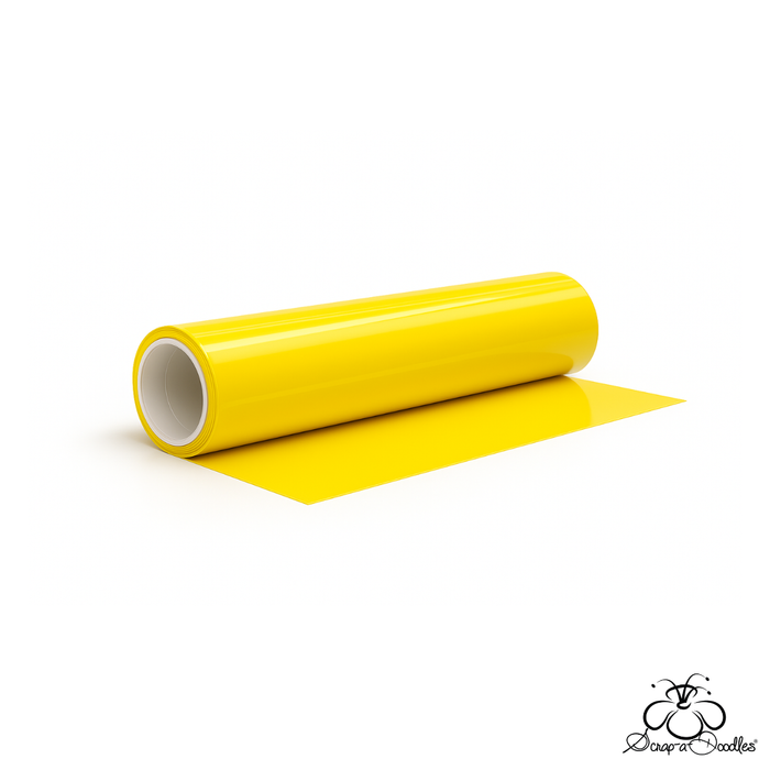 Poli-Flex Turbo (Stretch) Sport Heat Transfer Vinyl - Neon Yellow (25cmx1m)